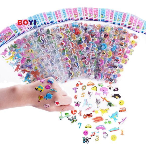 Объемные наклейки для детей