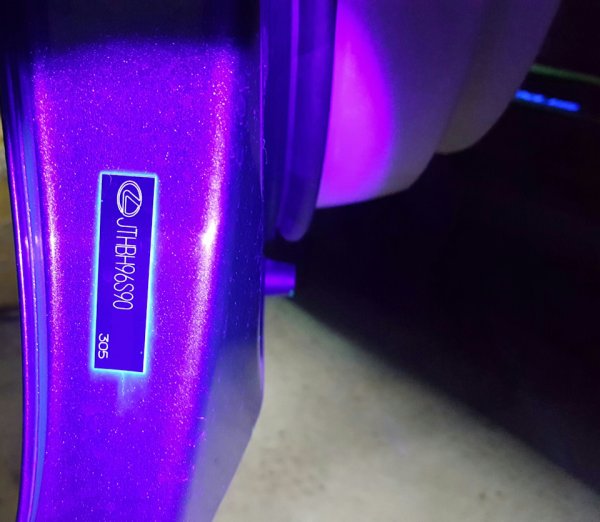 Lexus rx450h 2019 табличка VIN