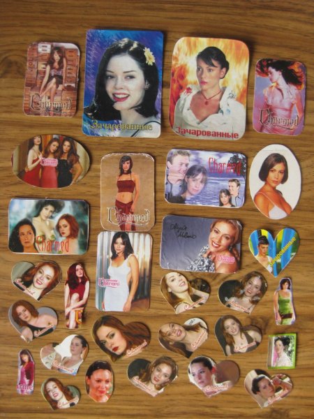 Наклейки в тетради Зачарованные