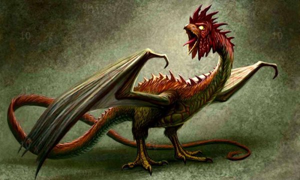 Картина дракона карандашом