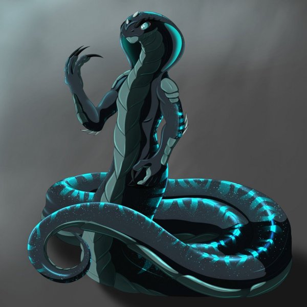 Голова змеи эскиз