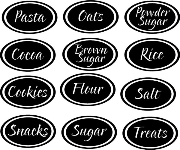 Наклейки для надписей маркером