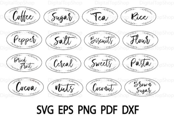 Этикетки кофе сахар соль