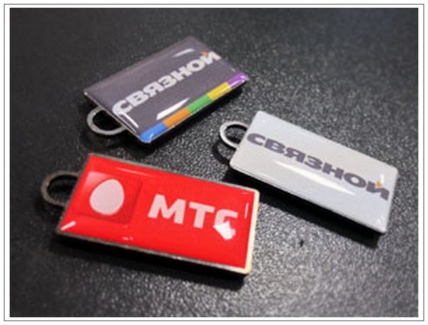 Объемная наклейка под смолой