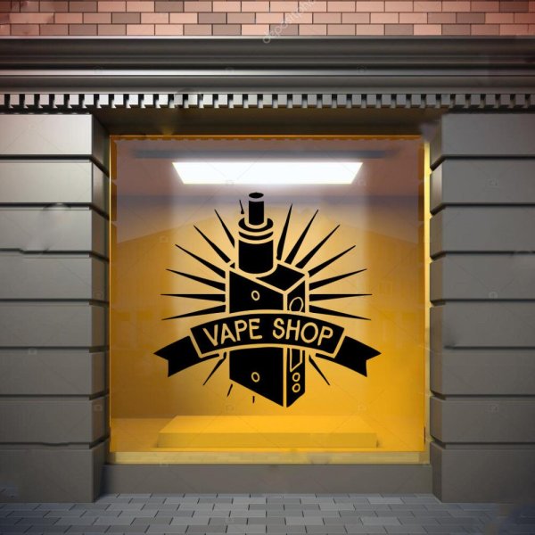 Виниловая наклейка на вейп