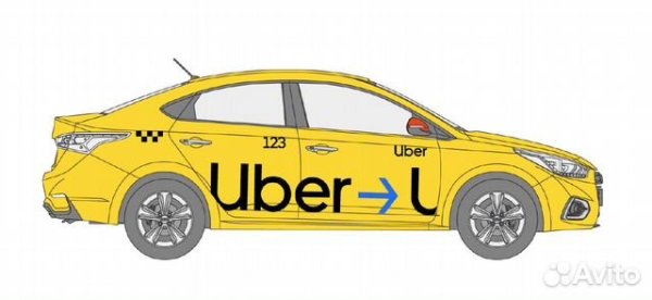 Убер такси Тойота Камри