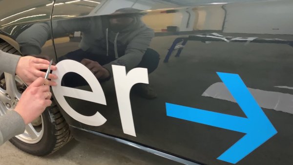 Polo Uber заднее стекло