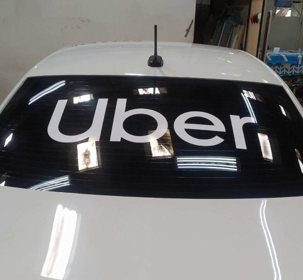 Uber наклейки