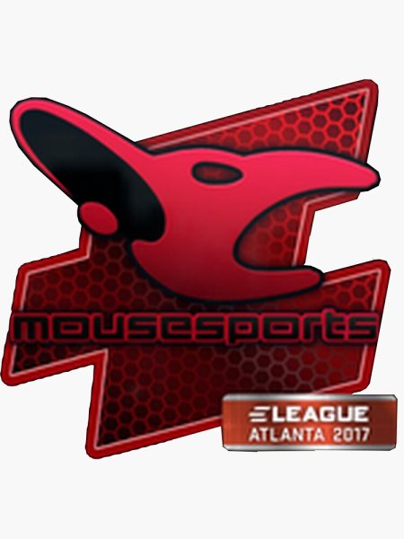 Наклейка маусспортс КС го