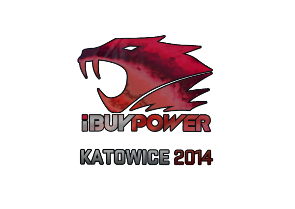 Наклейка IBUYPOWER Katowice 2014 голографическая