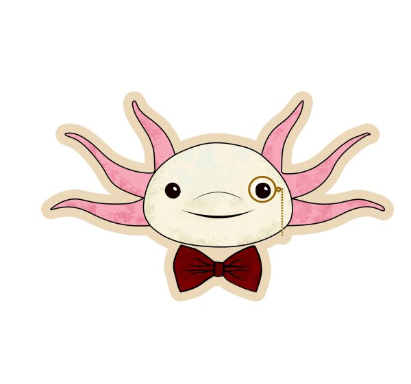 Аксолотль мультик