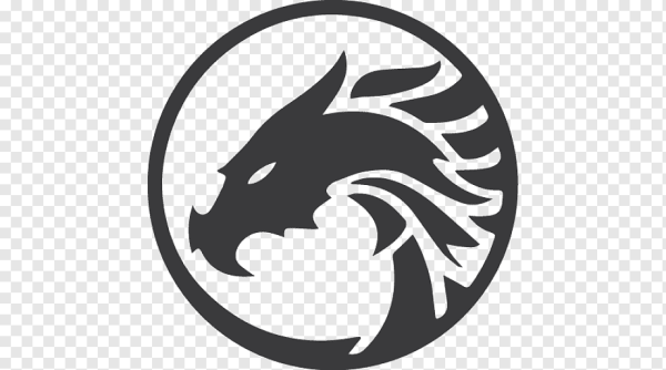 Китайский дракон наклейка