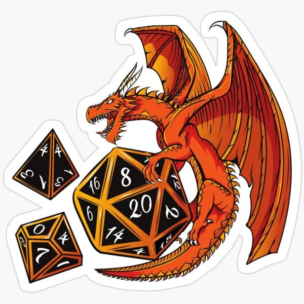 MSI дракон наклейка