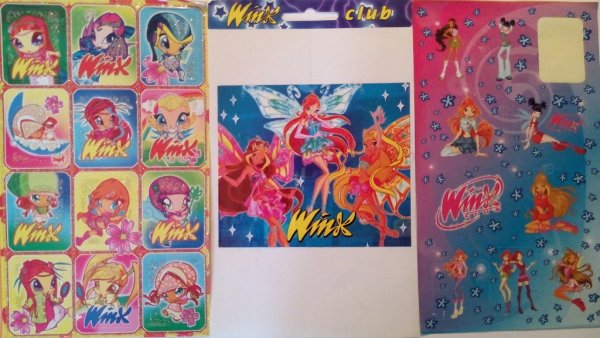Наклейки Винкс старые