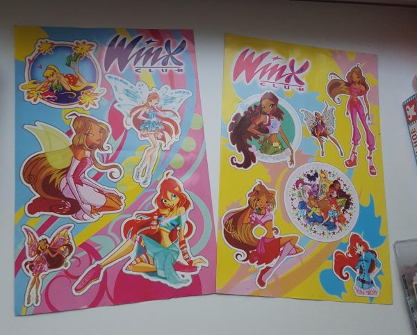 Коллекция наклеек Винкс