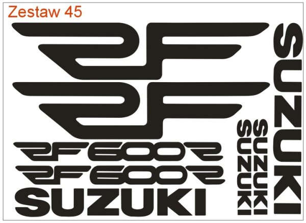 Комплект наклеек Suzuki rf400