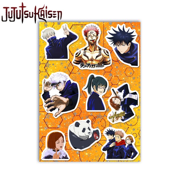 Наклейки магическая битва