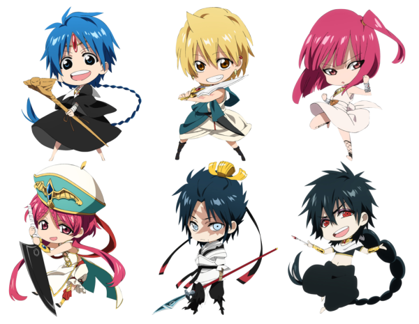 Наклейки магическая битва