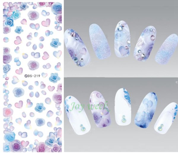 Водные наклейки для ногтей
