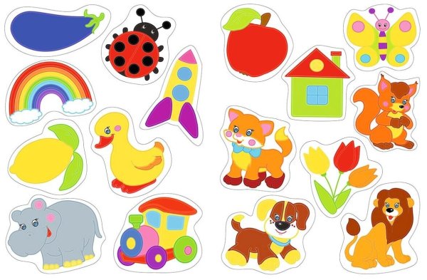 Наклейки детские маленькие