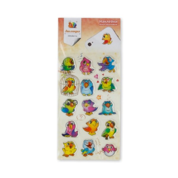 Новогодние наклейки Леонардо