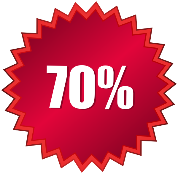 Наклейка скидка