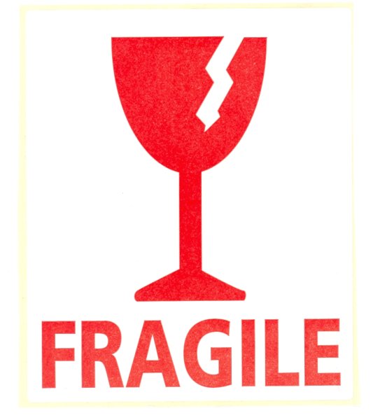 Этикетка fragile