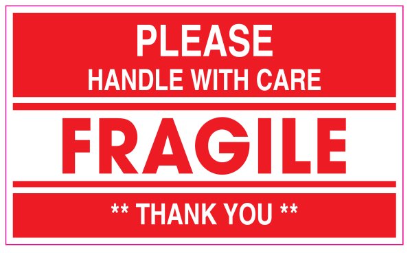Fragile sign PNG