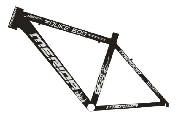 Наклейки на велосипед на раму