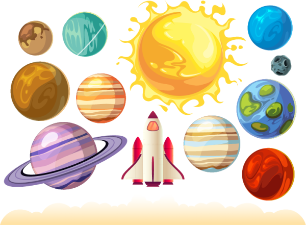 Наклейки планеты солнечной системы