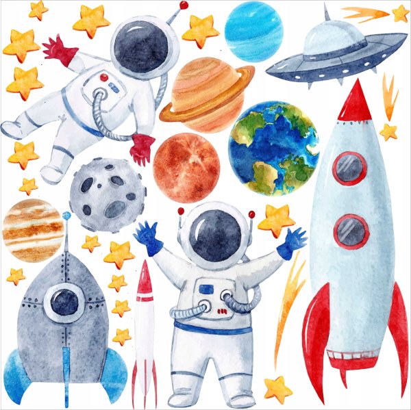 Космические наклейки