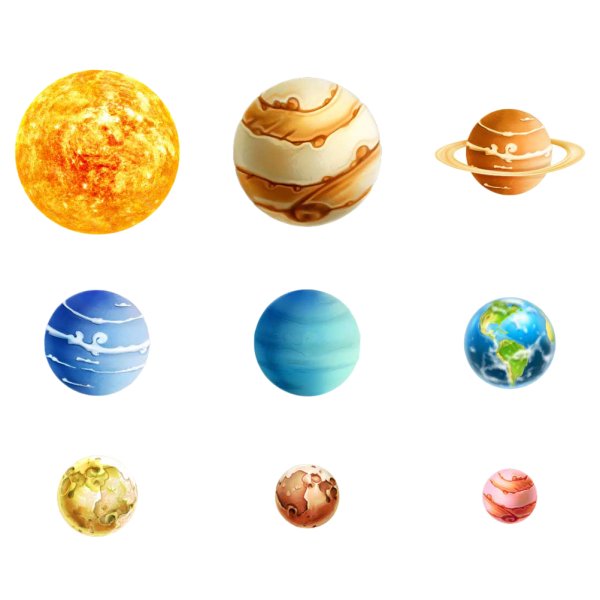 Наклейки Солнечная система