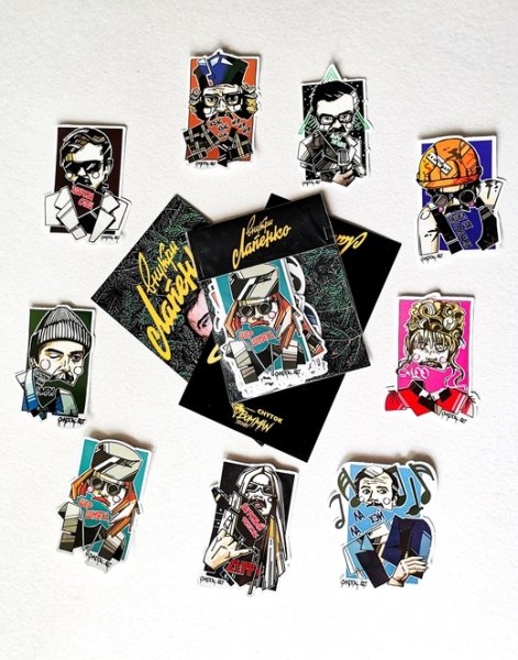 Наклейка на пакет бумажный