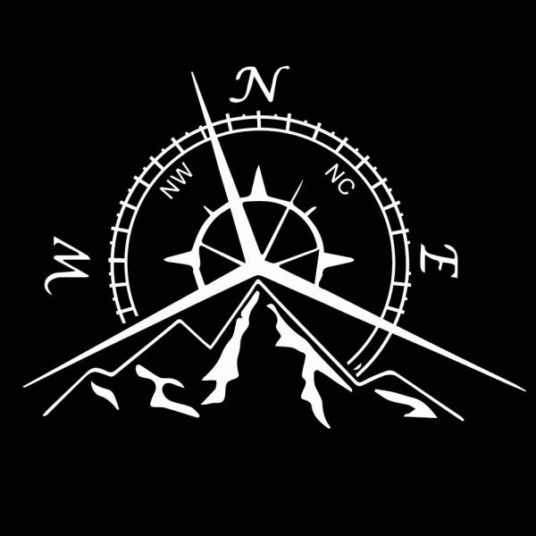 Наклейка компас