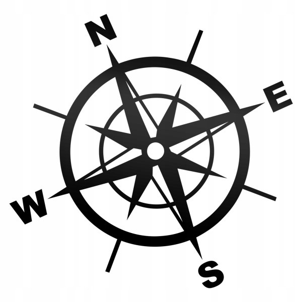 Наклейка компас