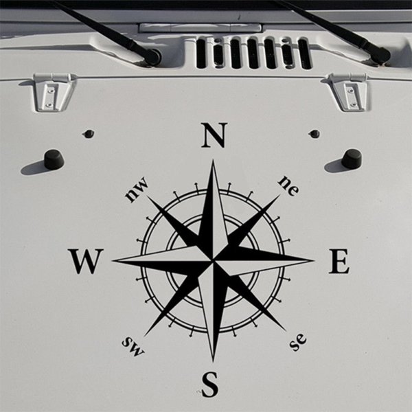 Наклейка компас на автомобиль