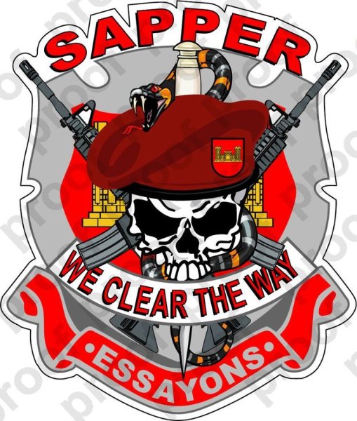 Эмблема саперов