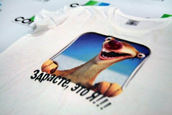 DTF печать на ткани