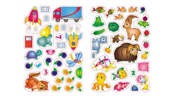 Наклейки развивающие для детей