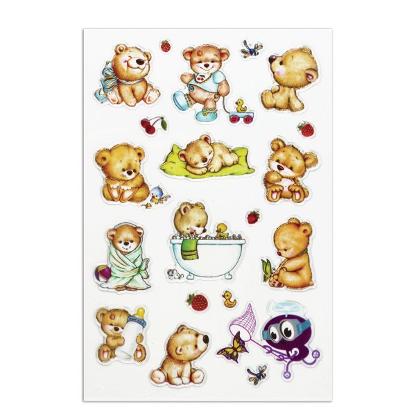 Гелевые наклейки детские