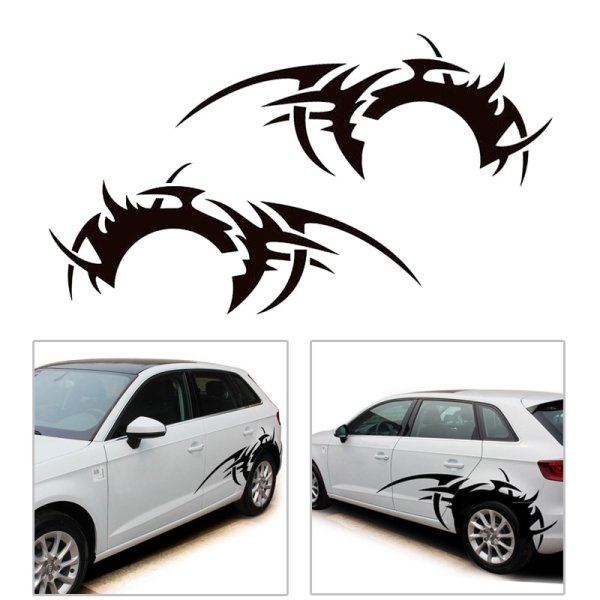 Наклейки на авто сбоку Mazda 3