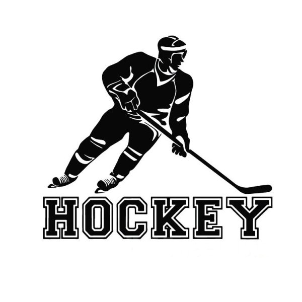 Наклейки на авто хоккей с мячом