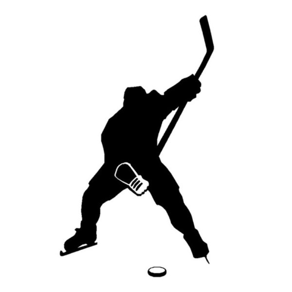 Силуэт хоккейного вратаря