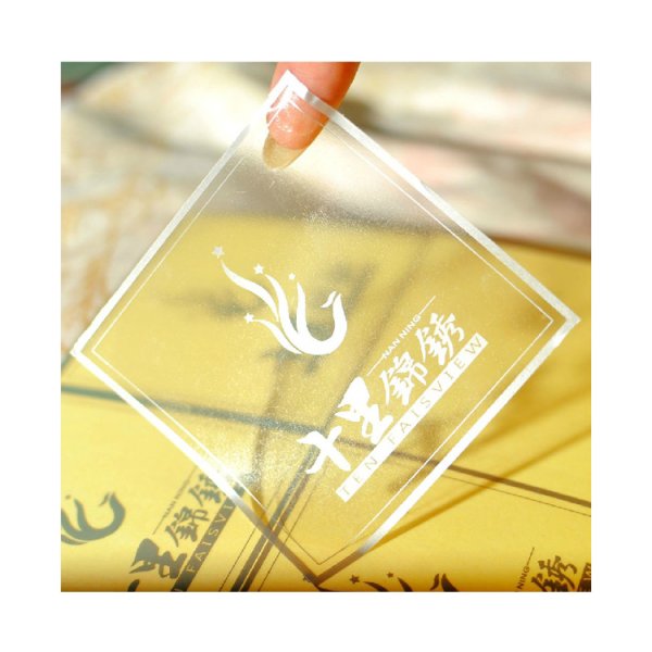 Крафт пакет с наклейкой