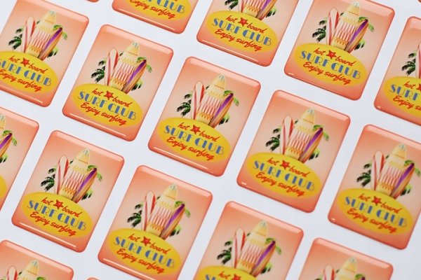 Выпуклые этикетки