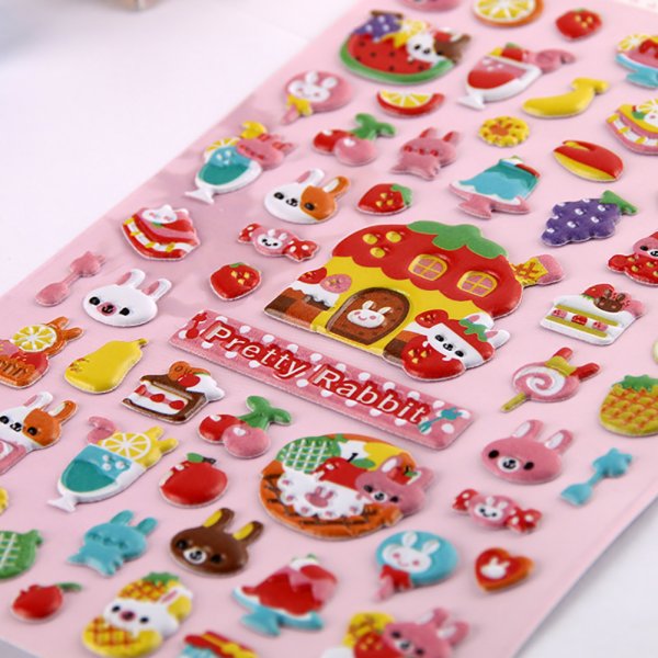 Наклейки выпуклые детские