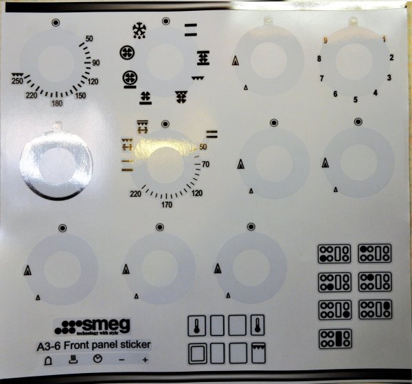 Лицевая панель управления плиты Hotpoint-Ariston