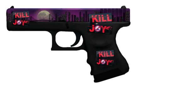 Револьвер наклейка