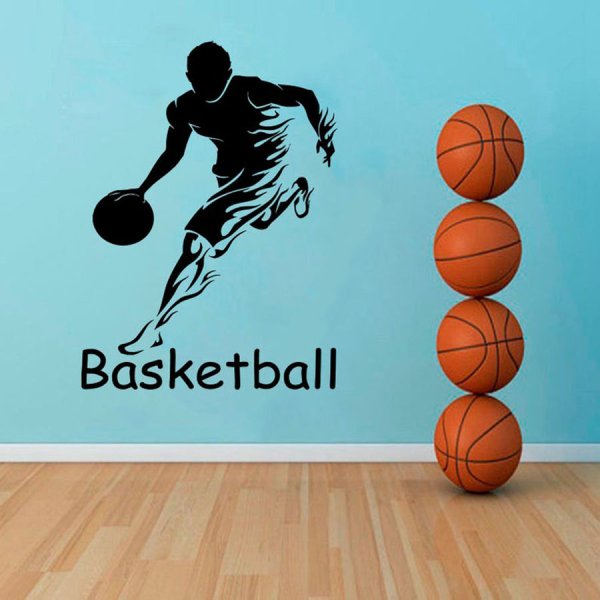 Наклейка баскетболист