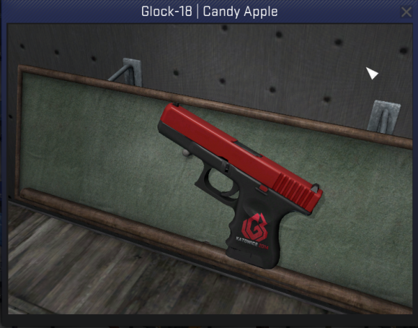 Глок карамельное яблоко КС го